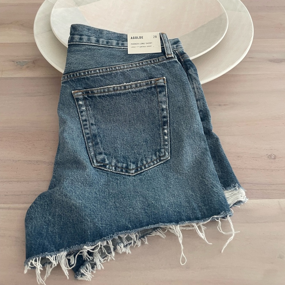 BNWT Agolde Parker Long Short Lowkey 28